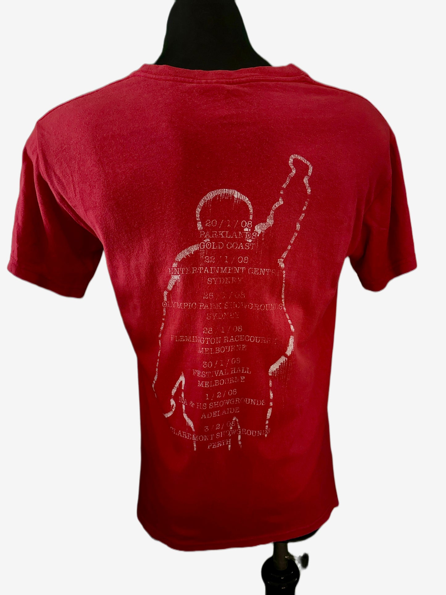 Rage Against the Machine- 2008 Australian Tour T-Shirt- RED