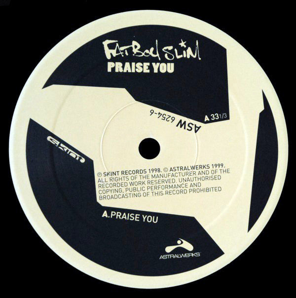 Fatboy Slim : Praise You (12", Single)