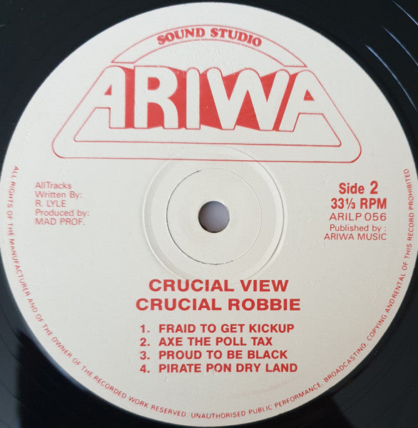 Crucial Robbie : Crucial View (LP)