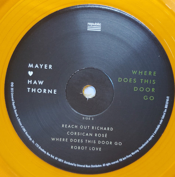 Mayer Hawthorne : Where Does This Door Go (2xLP, Album, Yel)