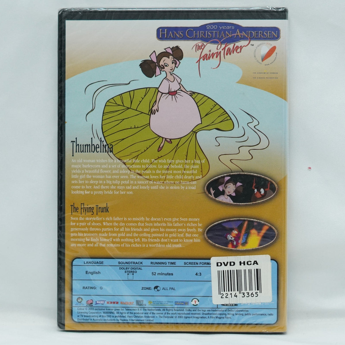 Thumberlina The Flying Trunk DVD