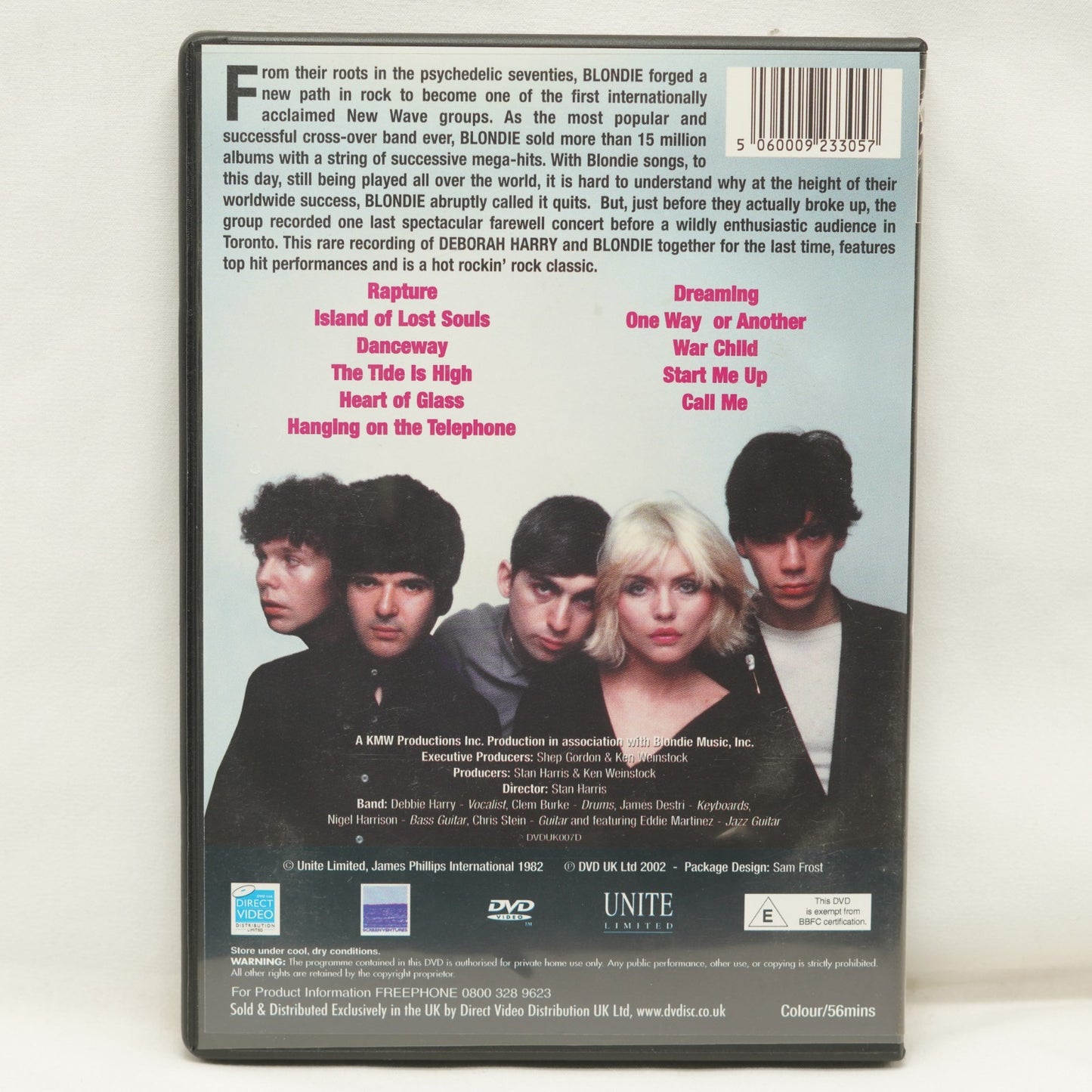 Blondie Live DVD 1982 Blondie's Farewell Concert