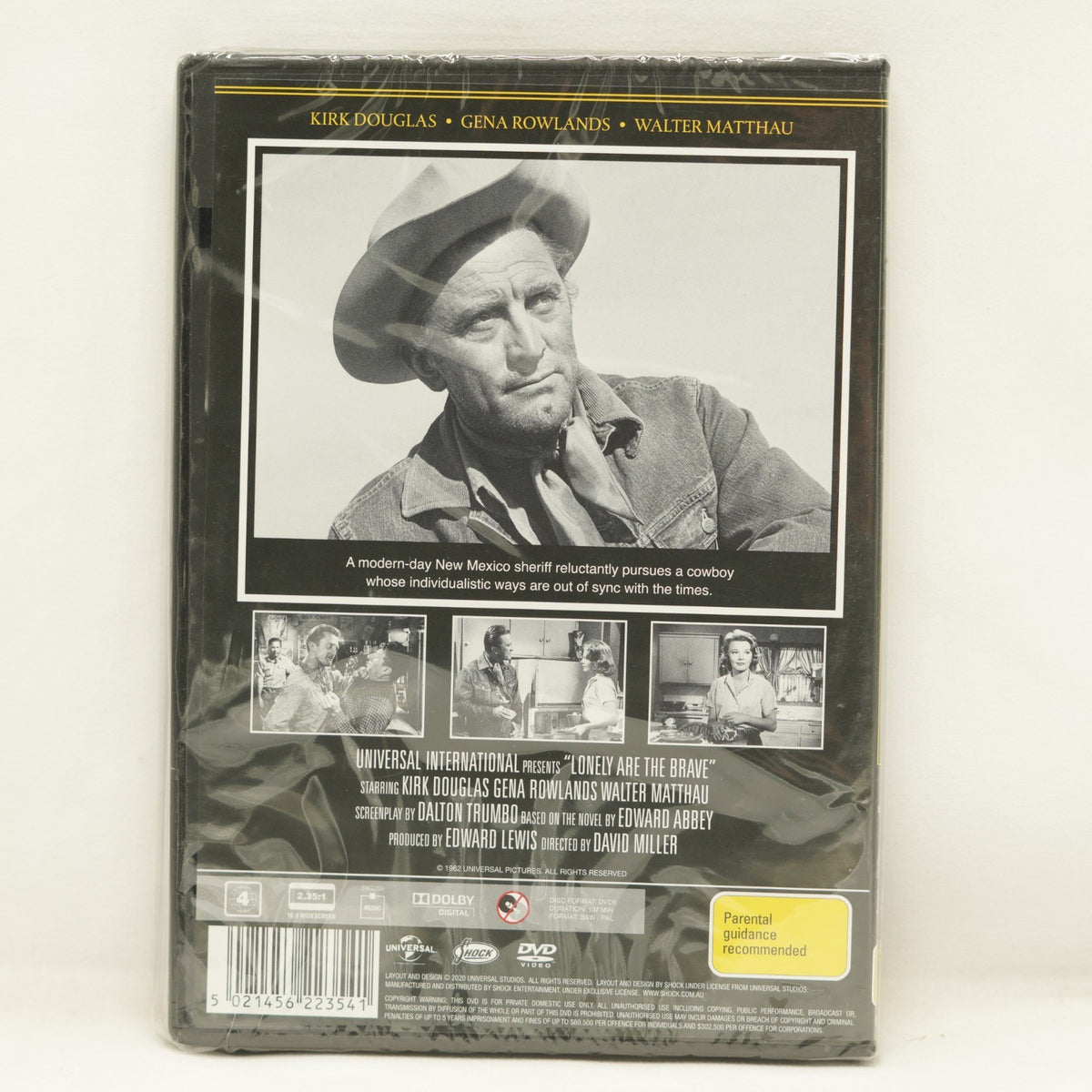Lonely Are The Brave (Australia Region 4) DVD - New