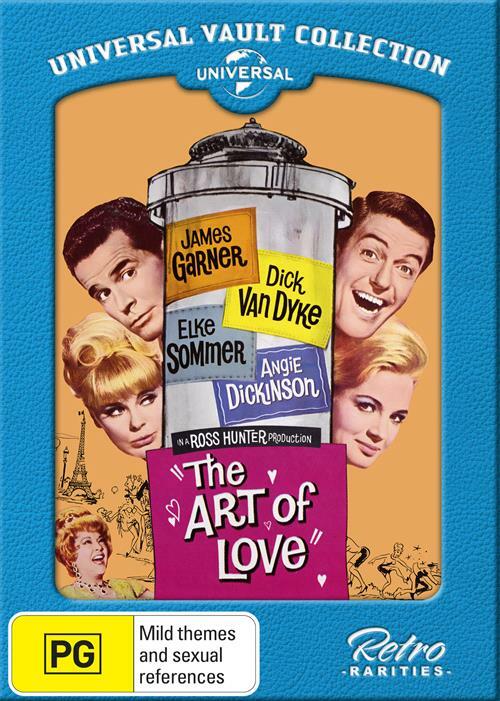 THE ART OF LOVE DVD Universal Vault Region 4 James Garner As New Free PP