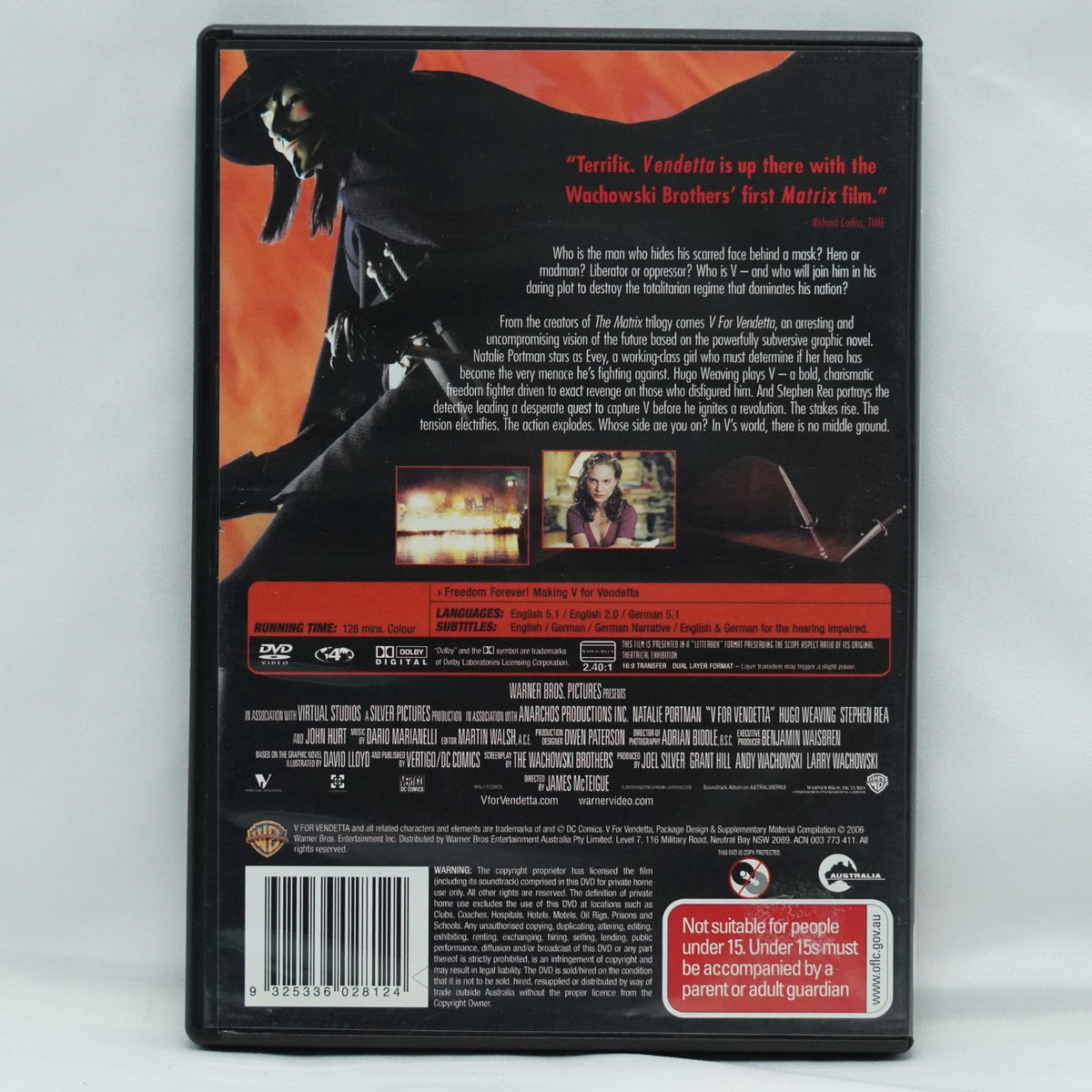 V For Vendetta (DVD 2005)