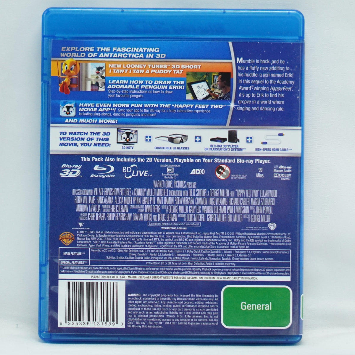 Happy Feet Two 3D (Blu-ray 3D, 2011)