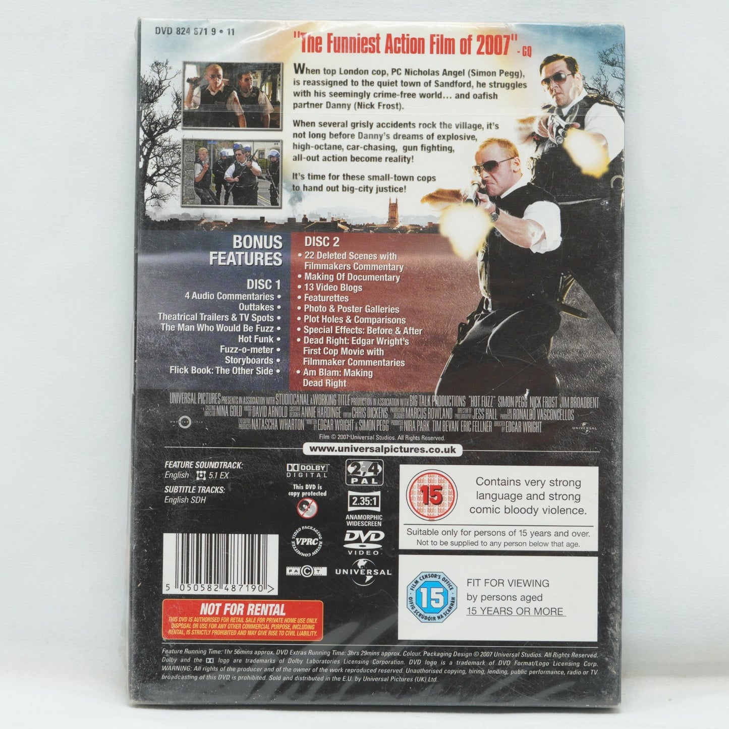 Hot Fuzz 2 Disc Special Edition (DVD) Region 4