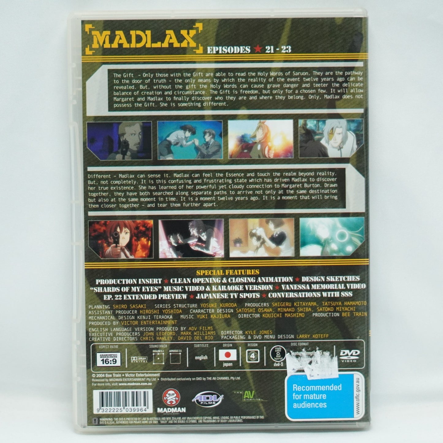Madlax - Volume 6 - Sacrifice