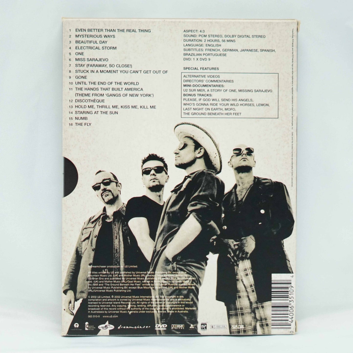 U2 The Best of 1990-2000 2 DVD Special Edition All region