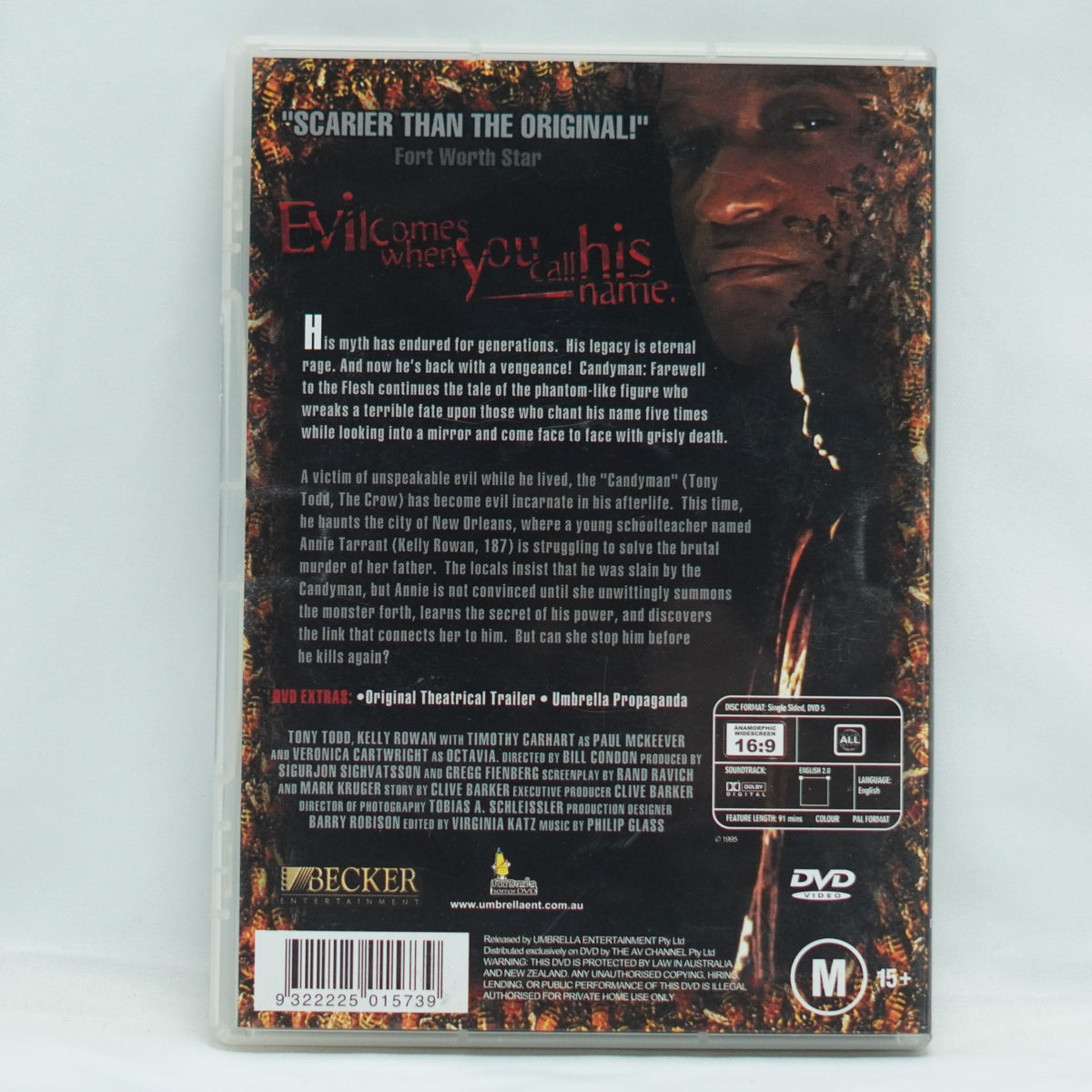 Candyman - Farewell to the Flesh (DVD, 1995) Region 4