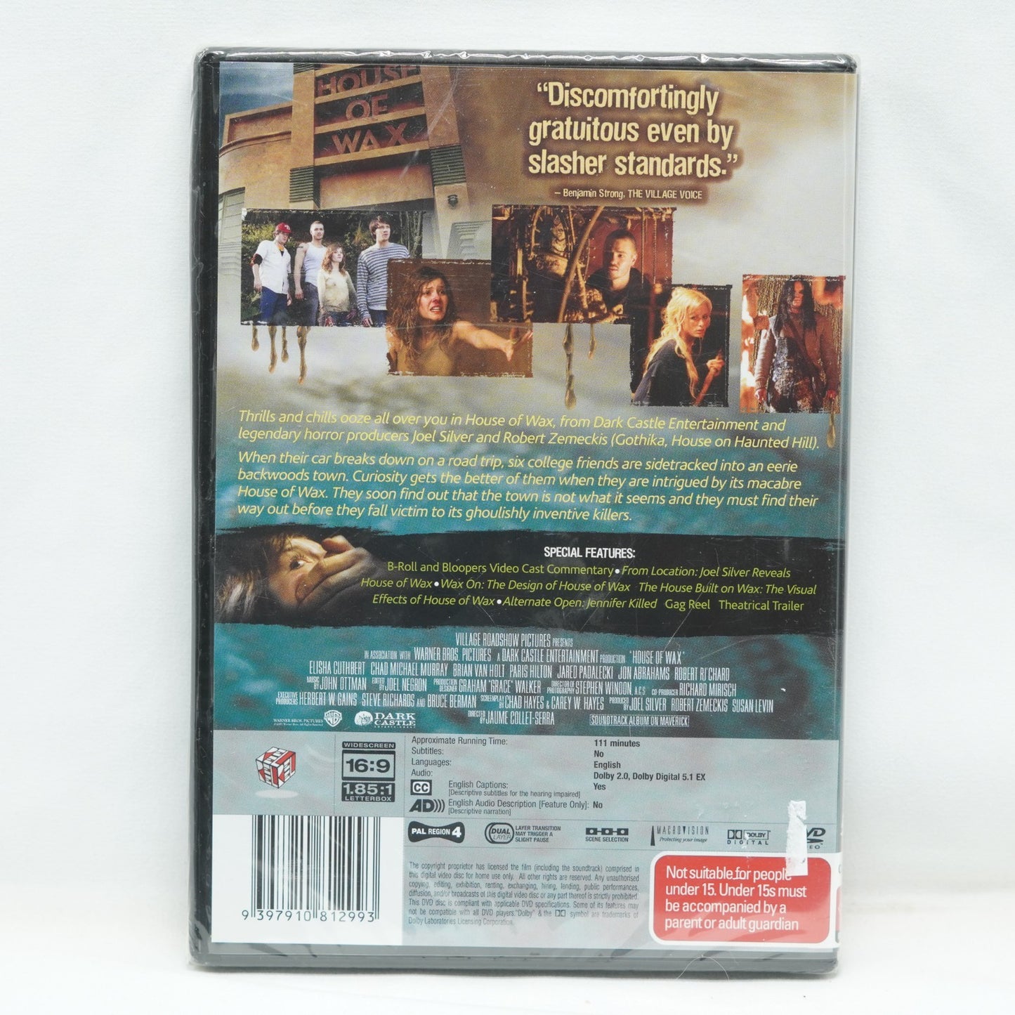 DVD Horror - HOUSE OF WAX (2005) R4 - BRAND NEW & SEALED