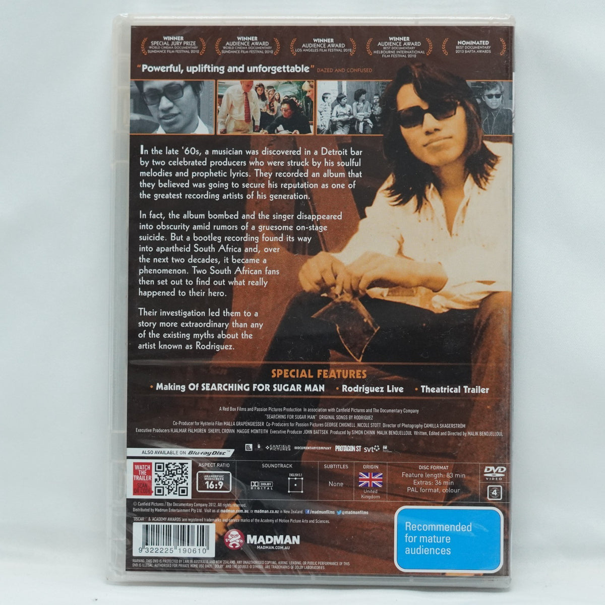 Searching for Sugar Man DVD
