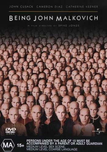 Being John Malkovich Brand New Sealed DVD John Cusack Cameron Diaz Region 4 & 2