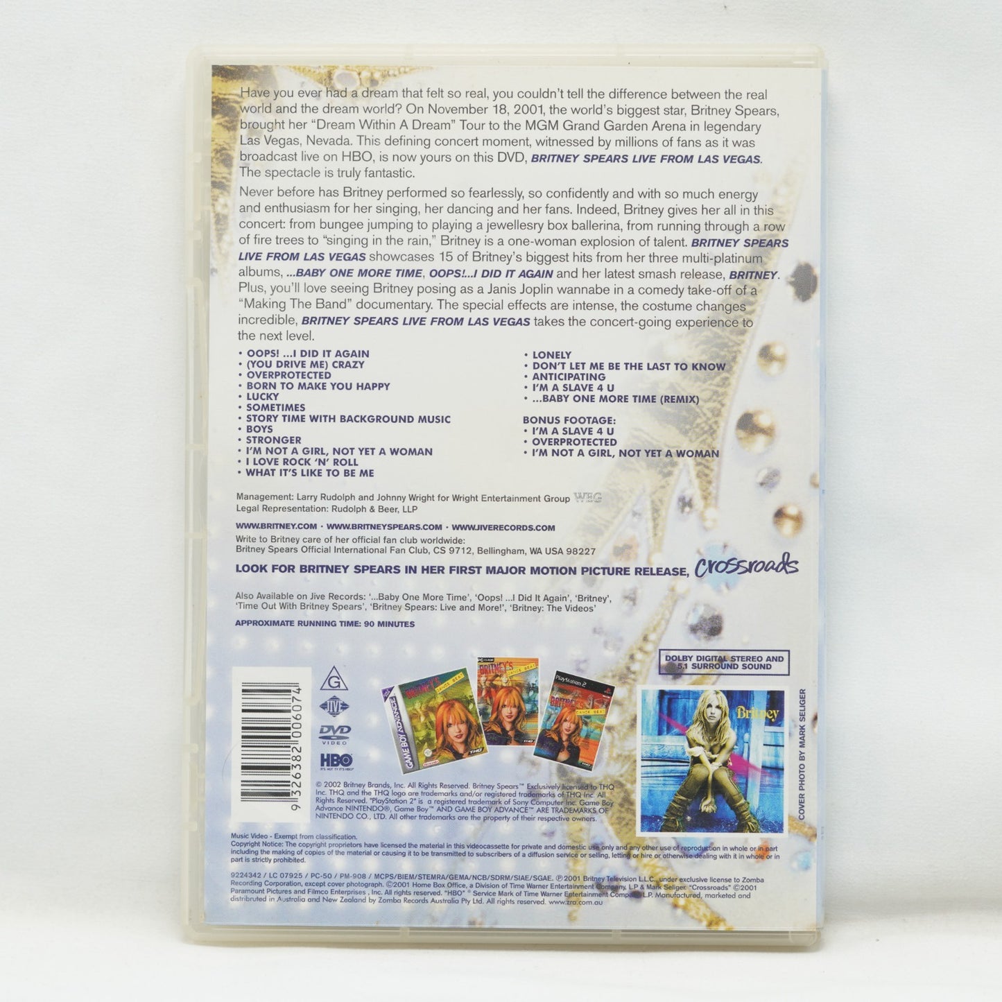 Live From Las Vegas (DVD 2002)