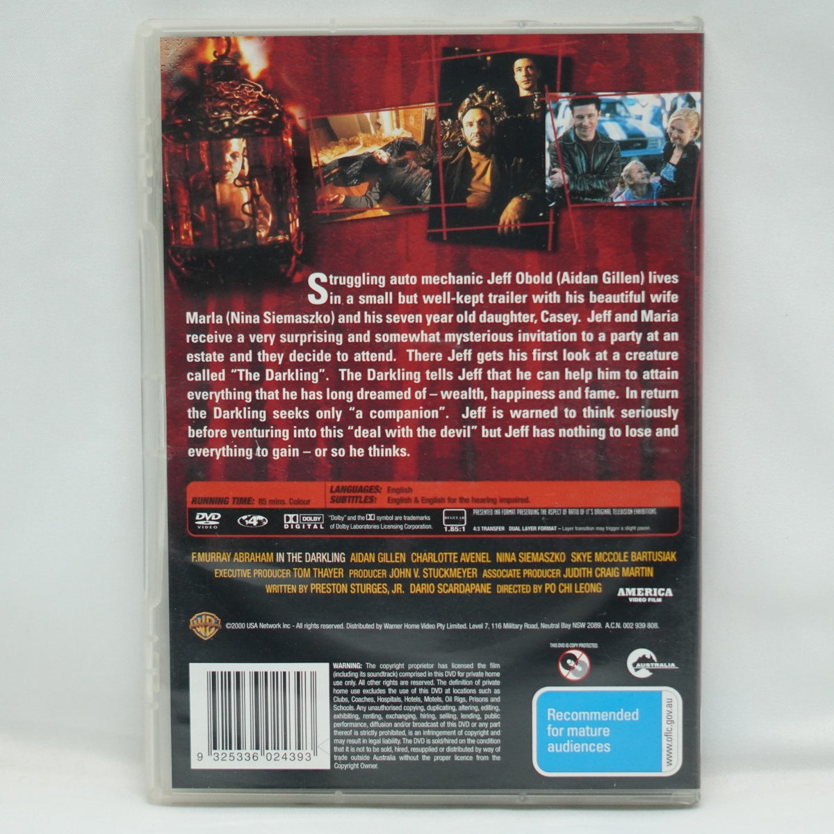 The Darkling (DVD, 2000)
