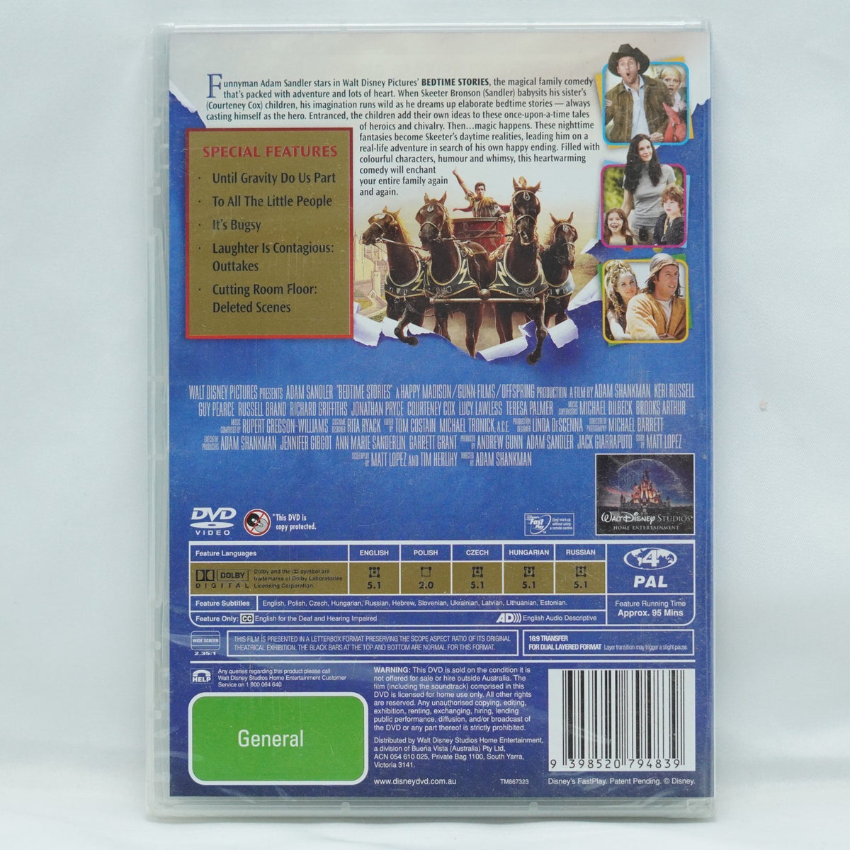 Bedtime Stories DVD 2008