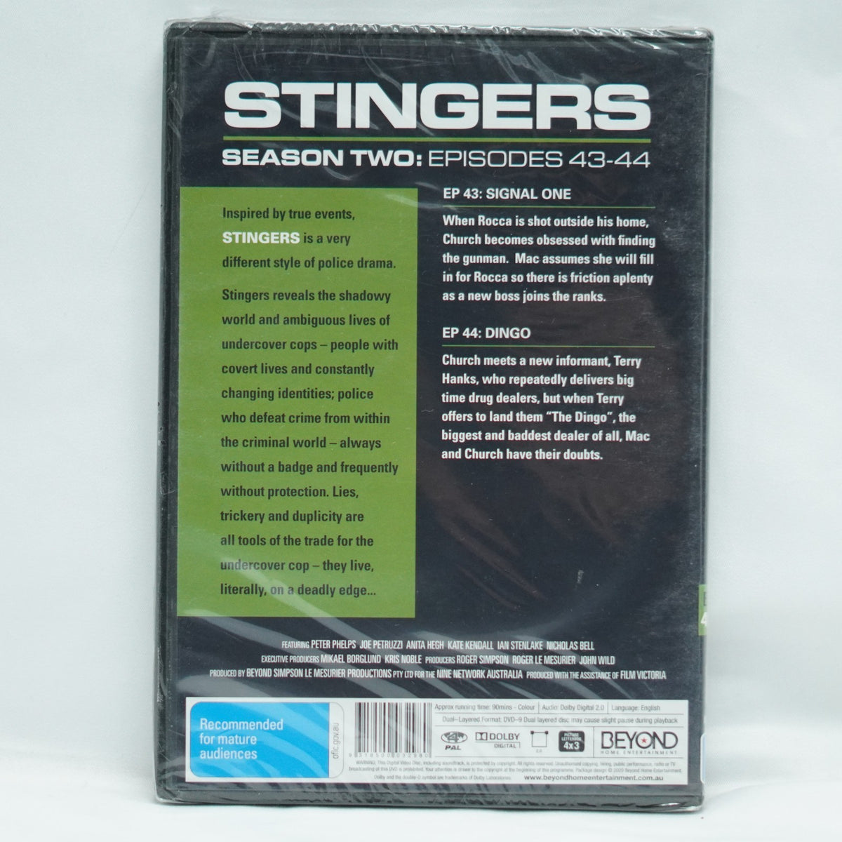 Stingers: Season 2 Episodes 43-44 DVD (New & Sealed) Region 4