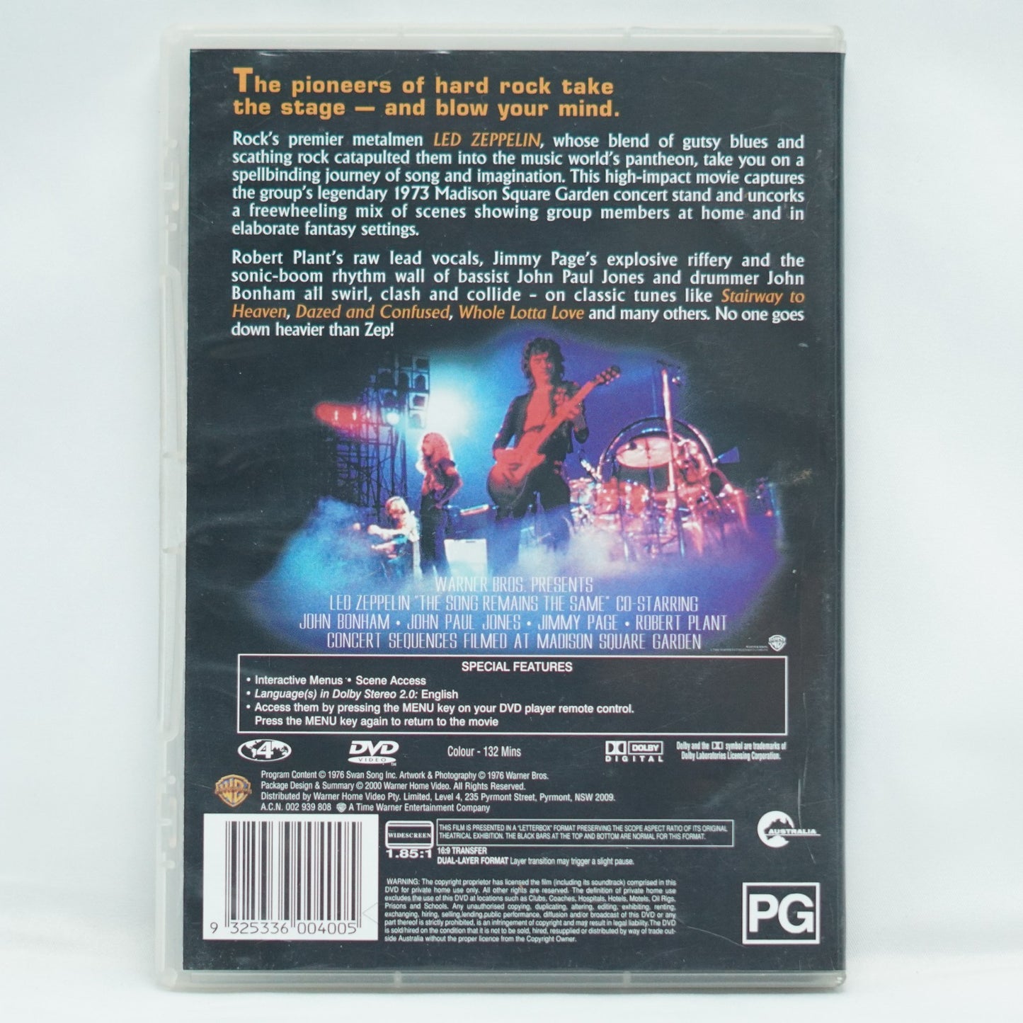 Led Zeppelin - The Song Remains The Same (1976) DVD