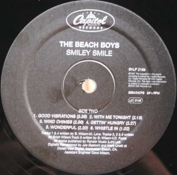 The Beach Boys : Smiley Smile (LP, Album, Ltd, RE, 180)