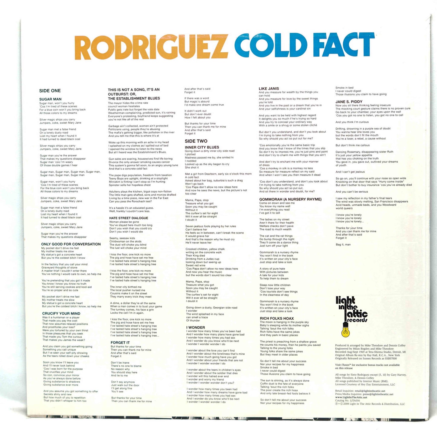 Rodriguez – Cold Fact