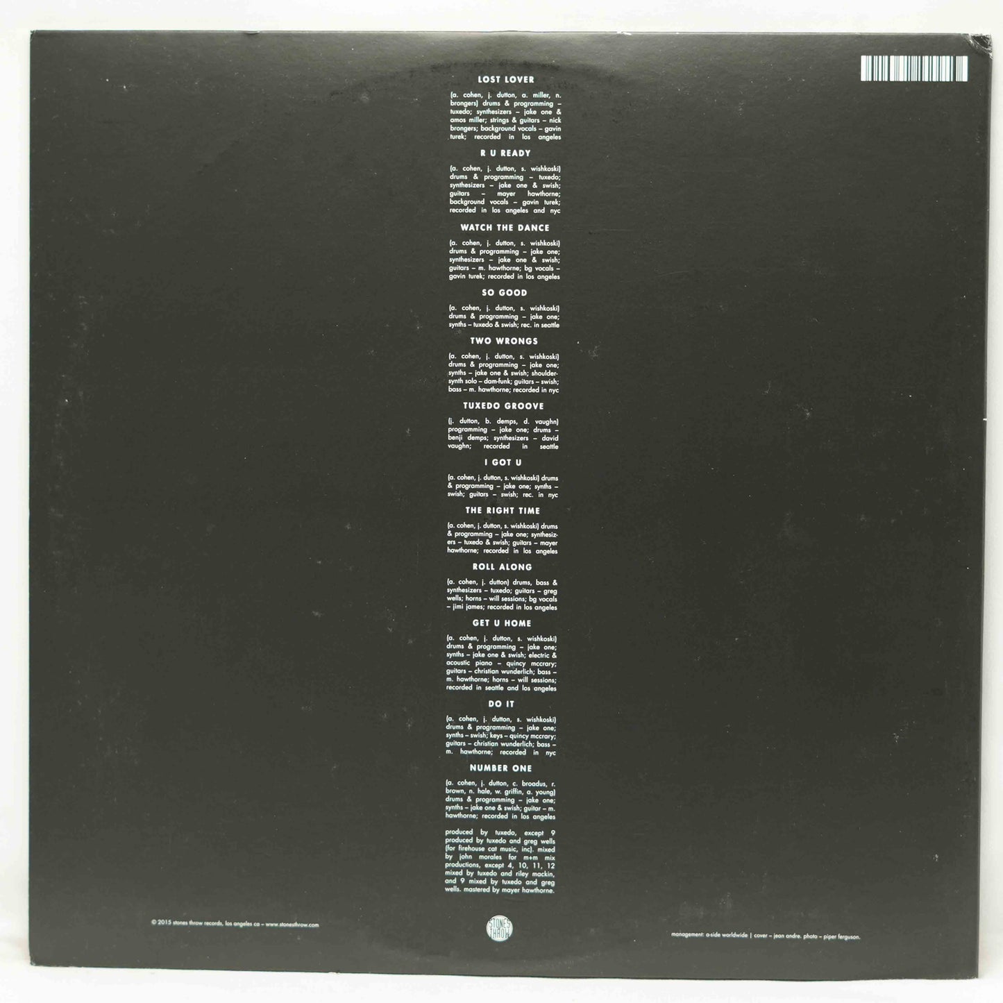 Tuxedo – Tuxedo