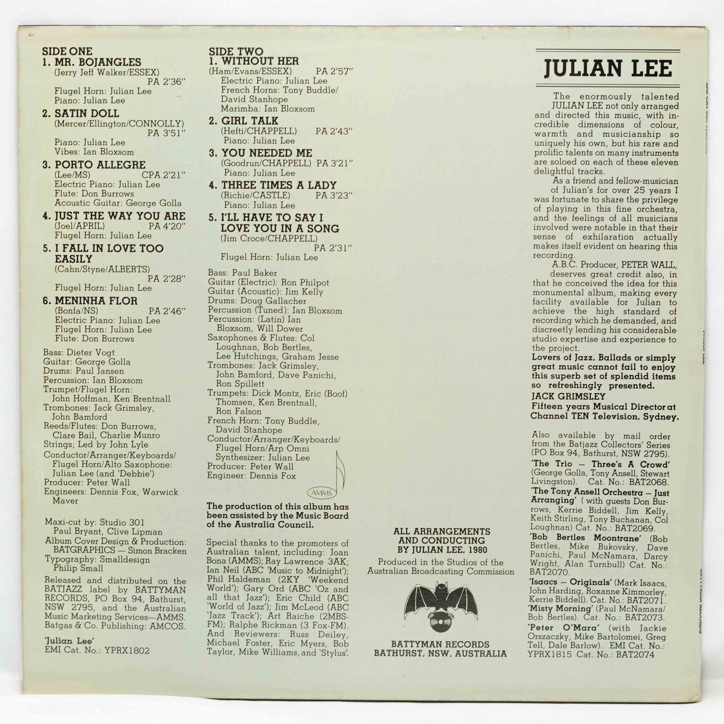 Julian Lee – Julian Lee