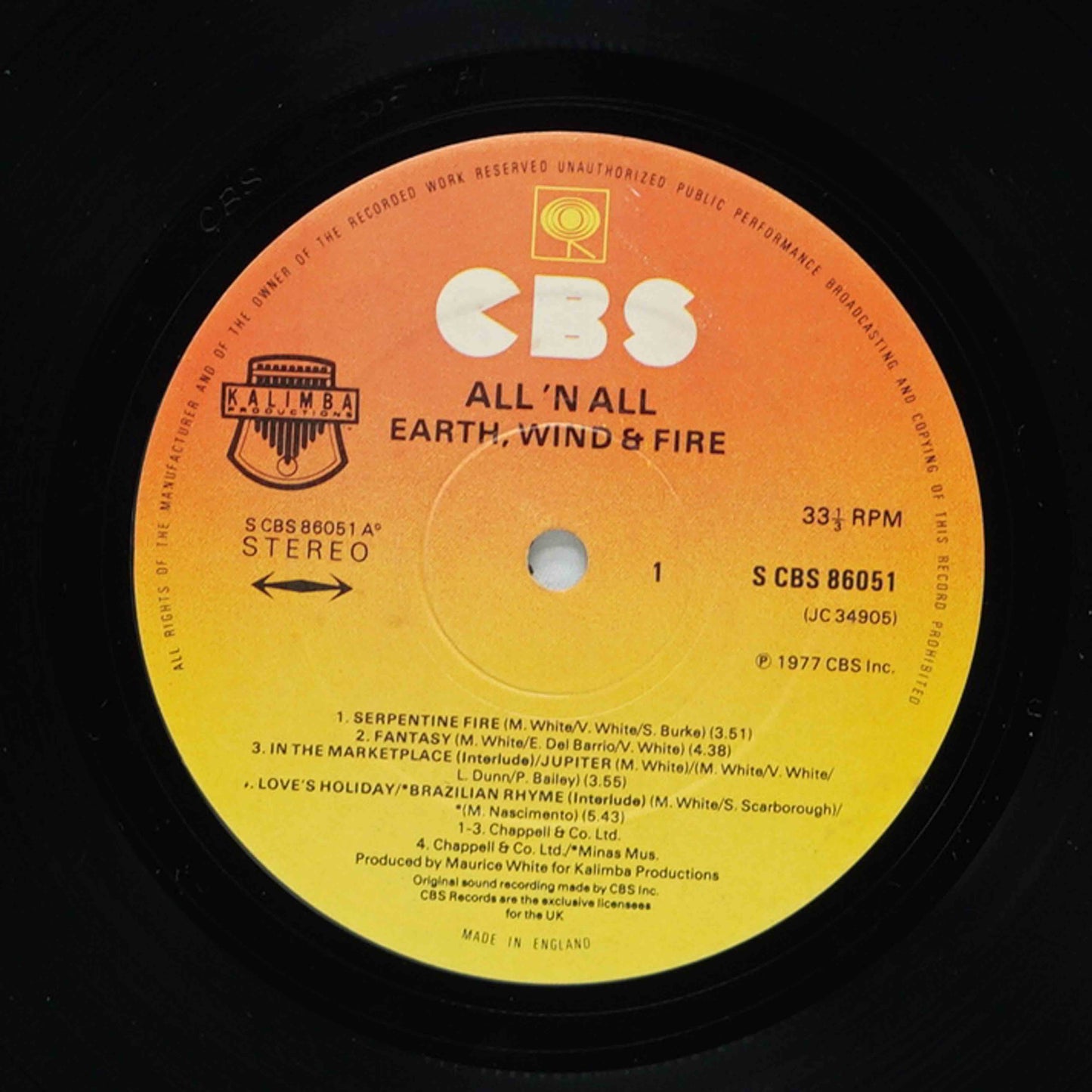 Earth, Wind & Fire – The Best Of Earth Wind & Fire Vol. 1