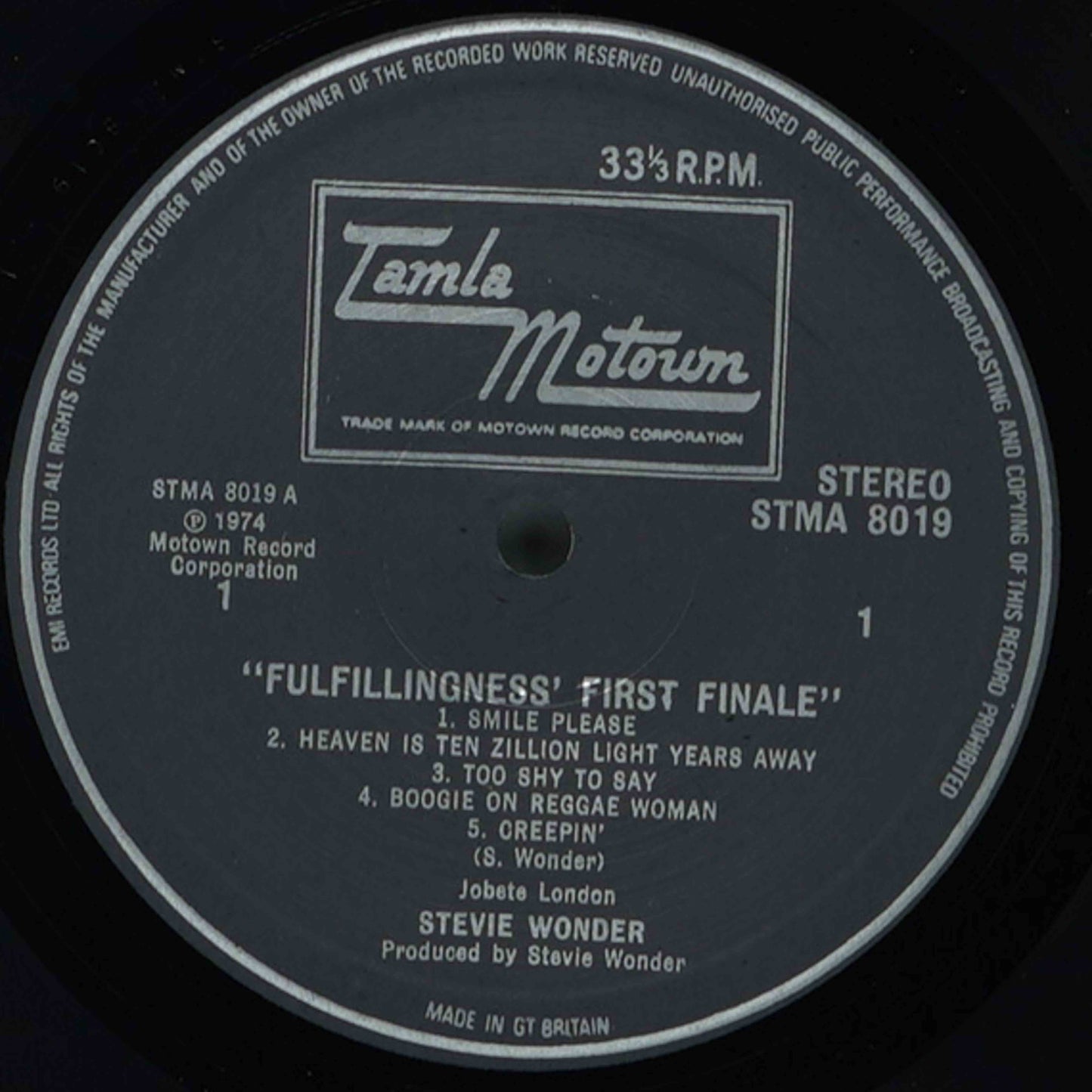 Stevie Wonder – Fulfillingness' First Finale