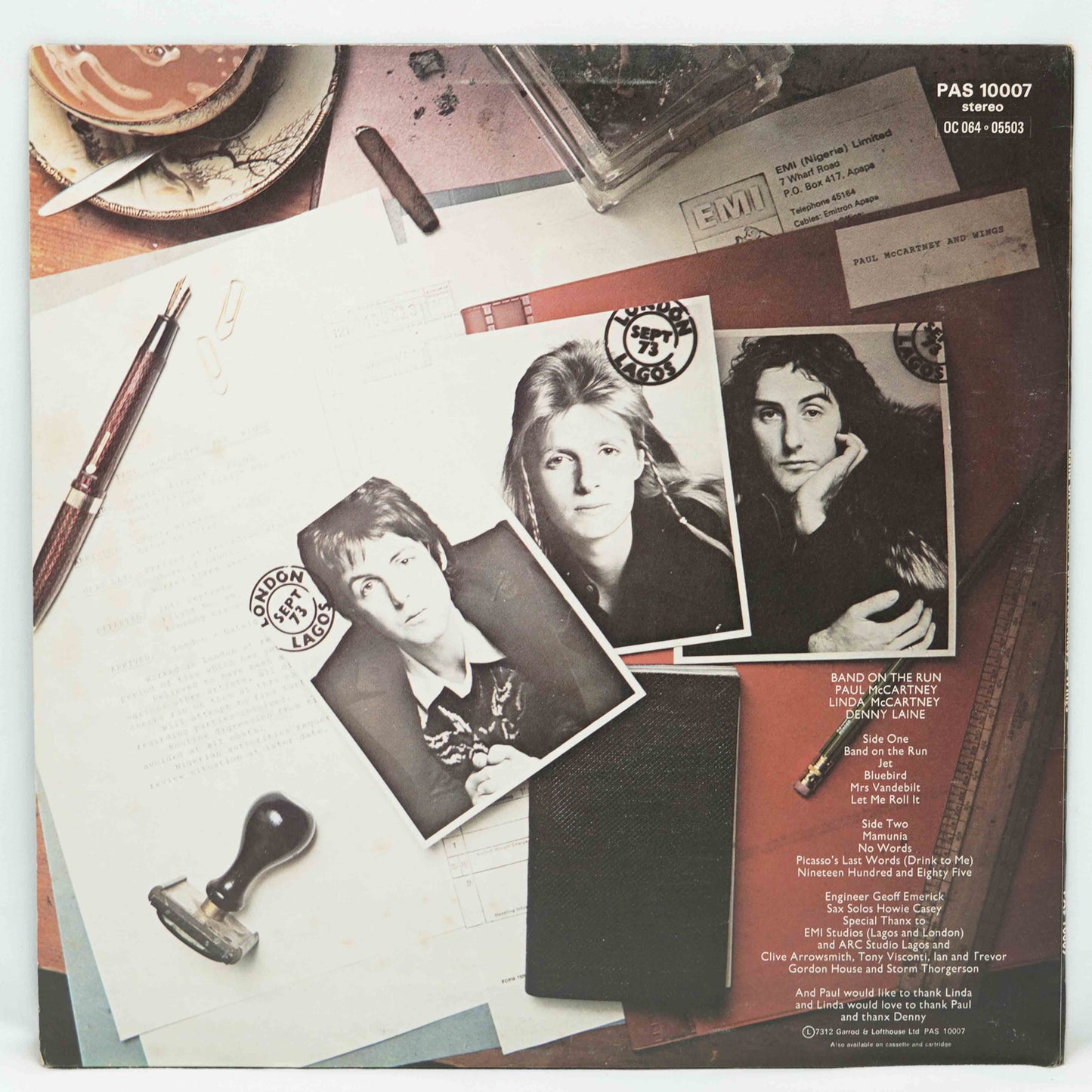 Paul McCartney & Wings – Band On The Run
