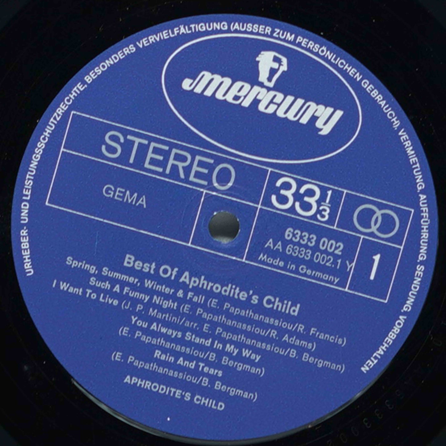 Aphrodite's Child – Best Of Aphrodite's Child
