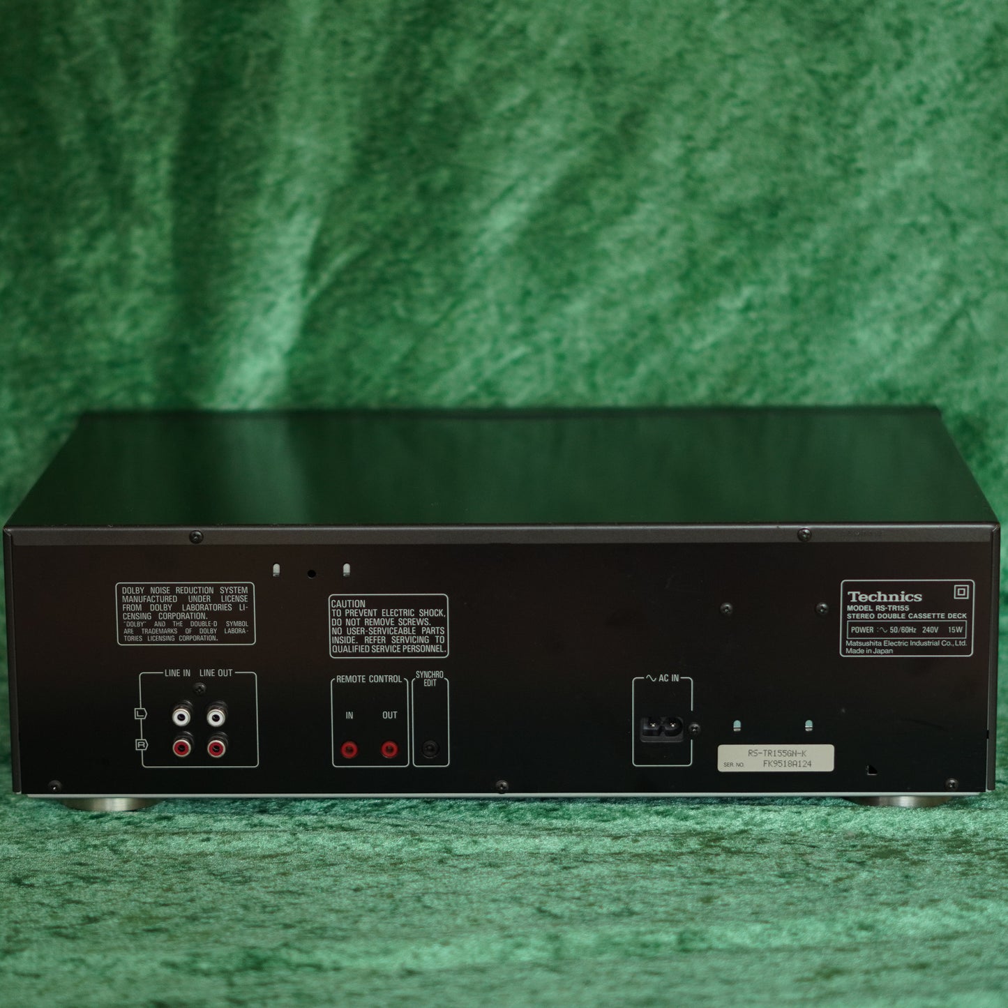 Technics RS-TR155 Stereo Double Cassette Deck