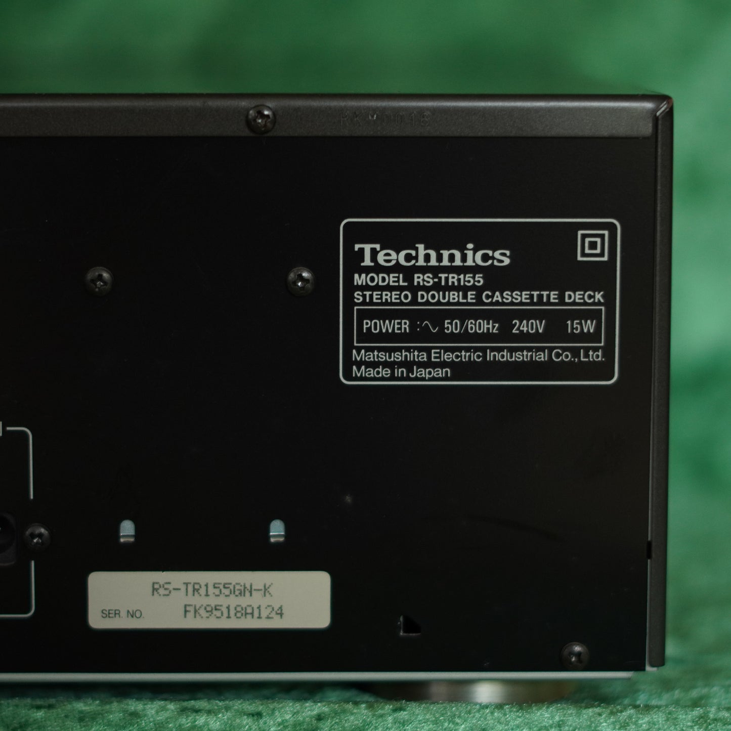 Technics RS-TR155 Stereo Double Cassette Deck