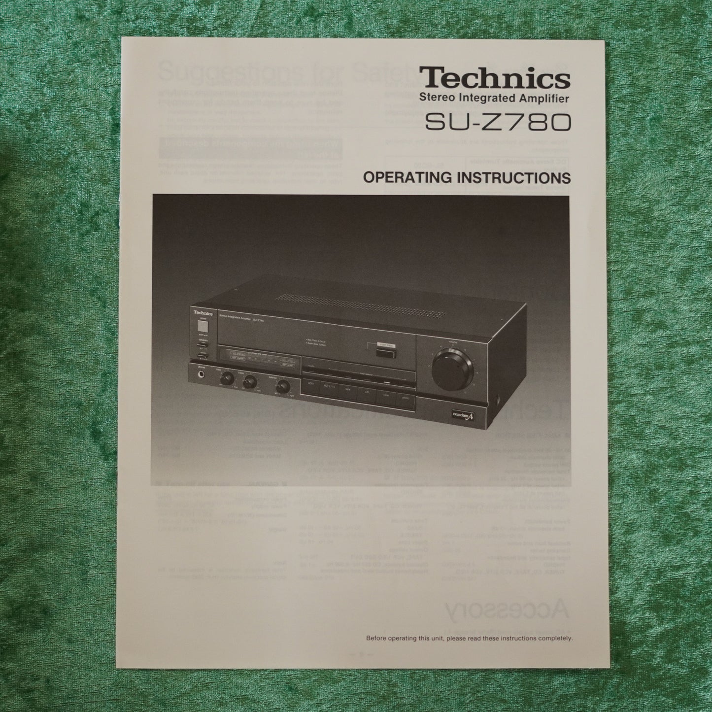 Technics SU-Z780 Stereo Integrated Amplifier