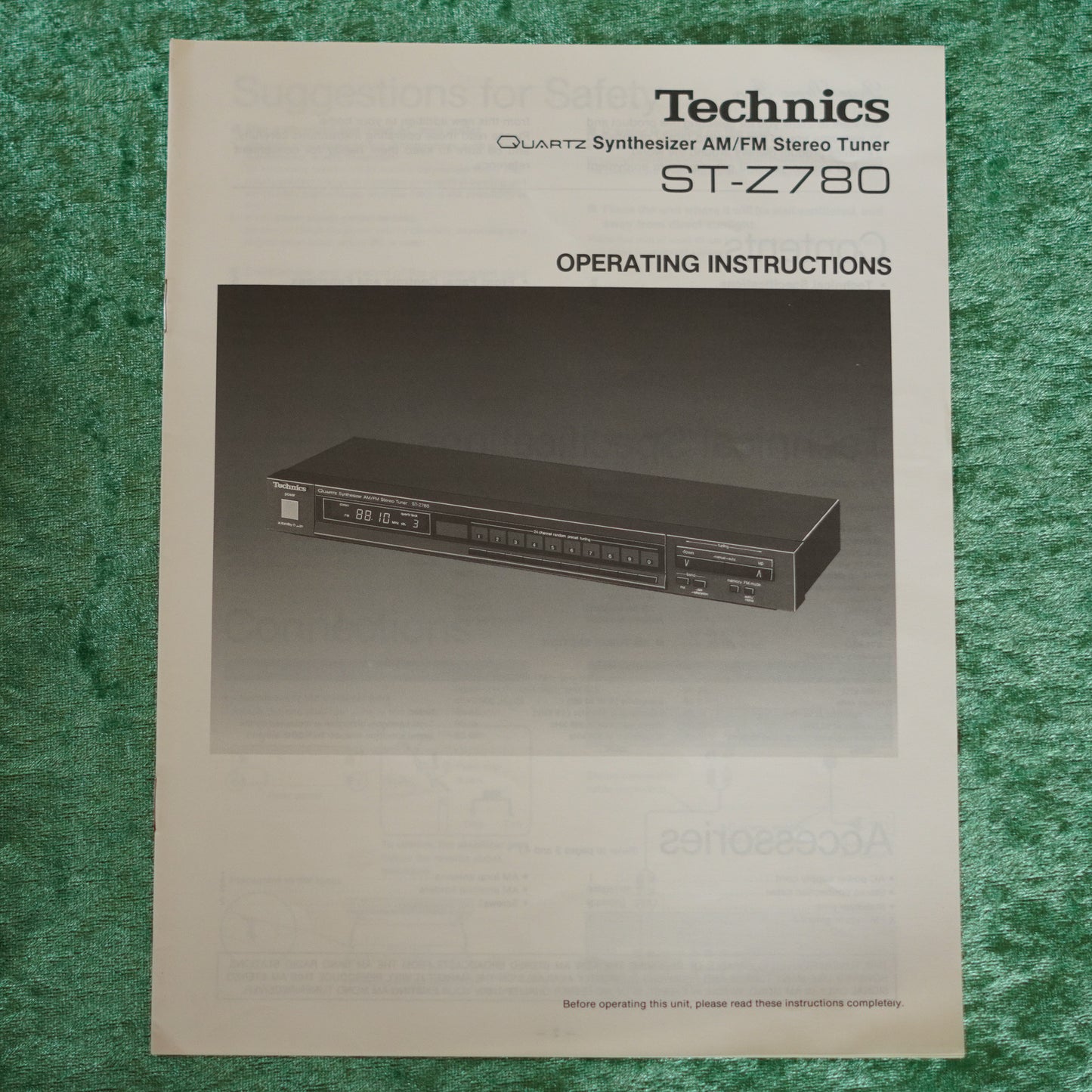 Technics ST-Z780 Stereo Tuner