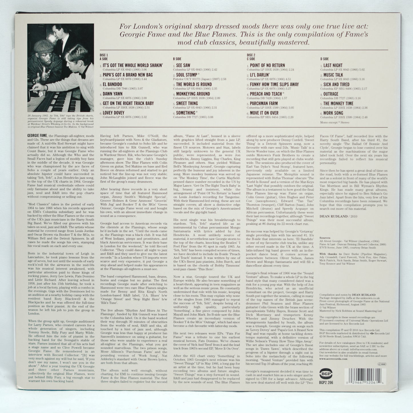 Georgie Fame – Mod Classics: 1964 - 1966