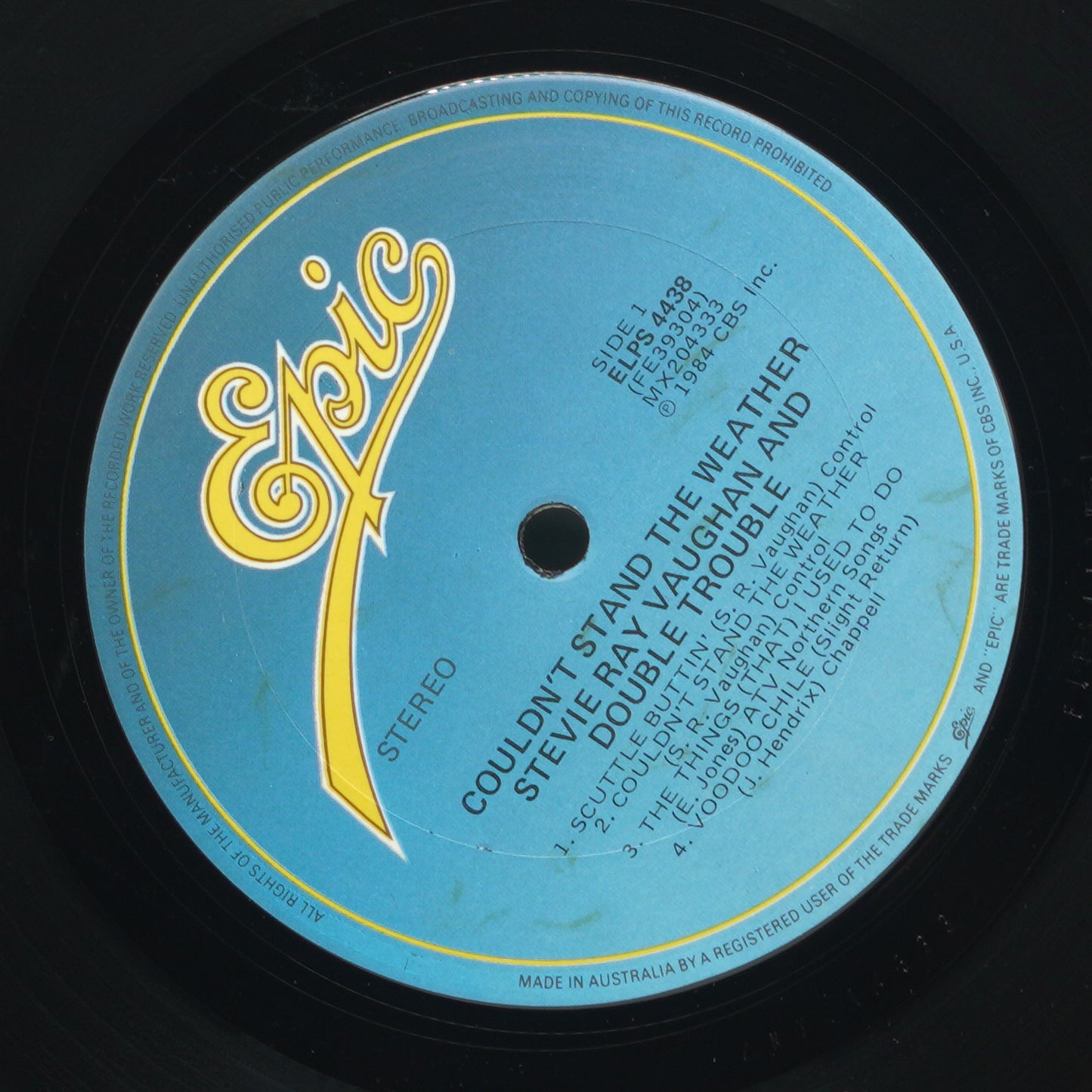 Stevie Ray Vaughan And Double Trouble – Couldn't Stand The Weather