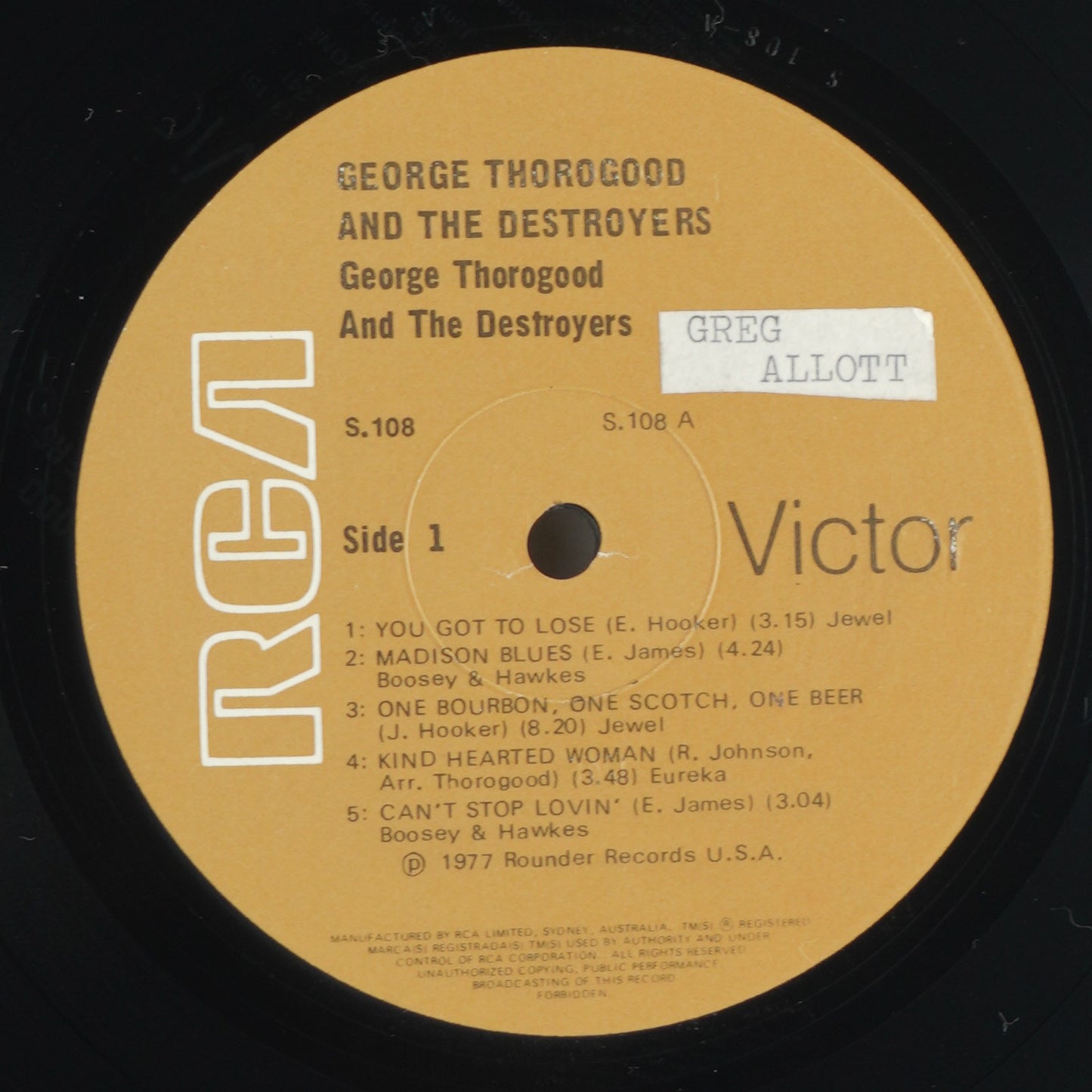 George Thorogood And The Destroyers – George Thorogood And The Destroyers