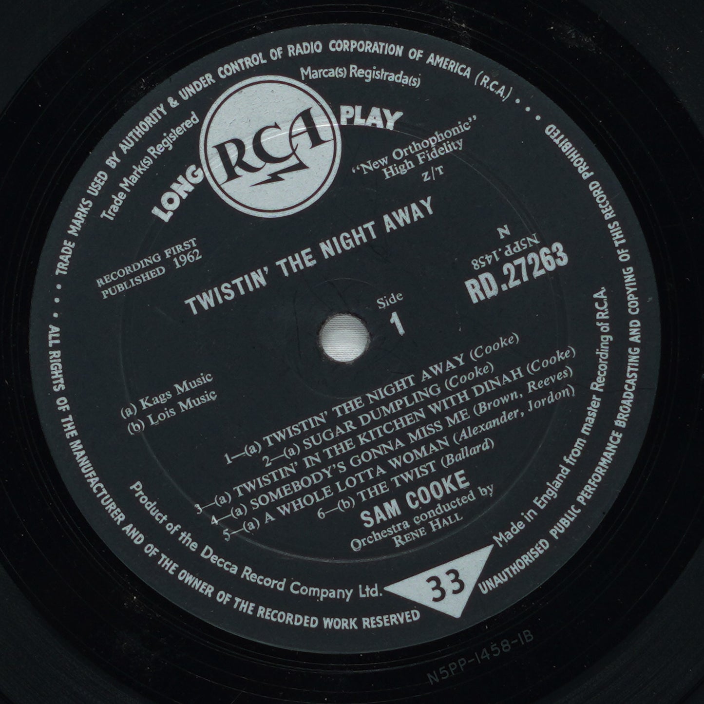 Sam Cooke – Twistin' The Night Away