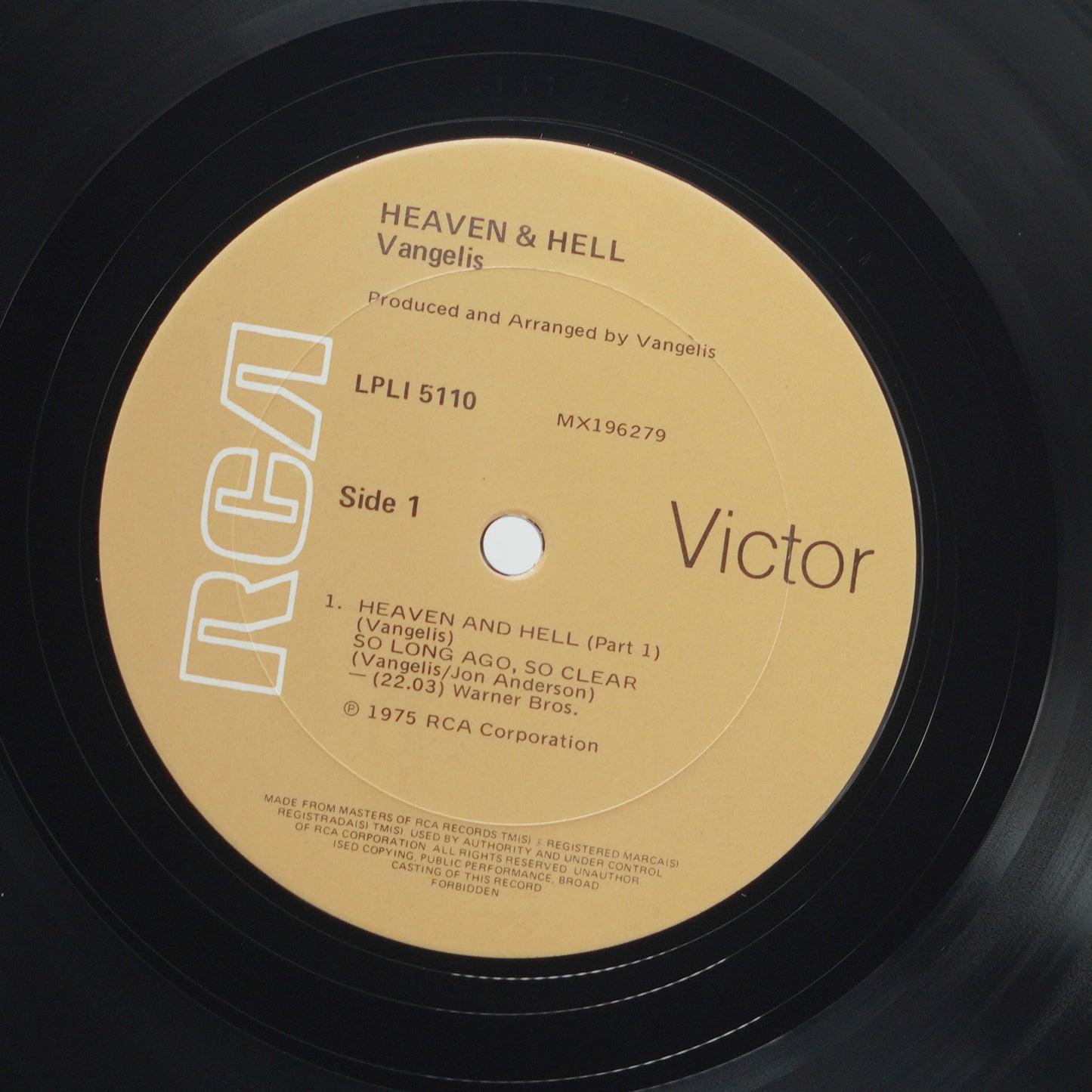 Vangelis – Heaven And Hell