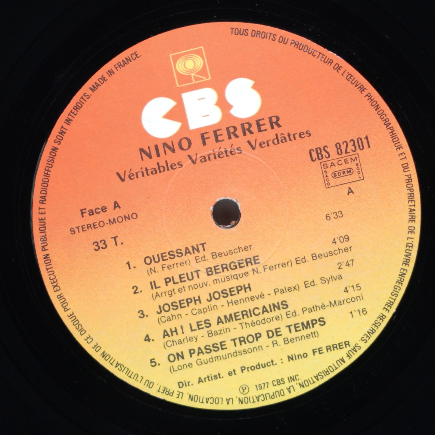 Nino Ferrer – Véritables Variétés Verdâtres
