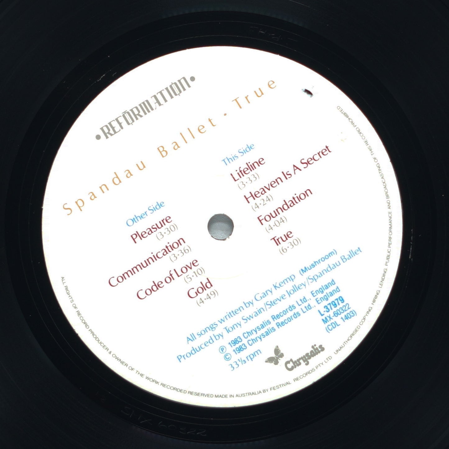 Spandau Ballet – True