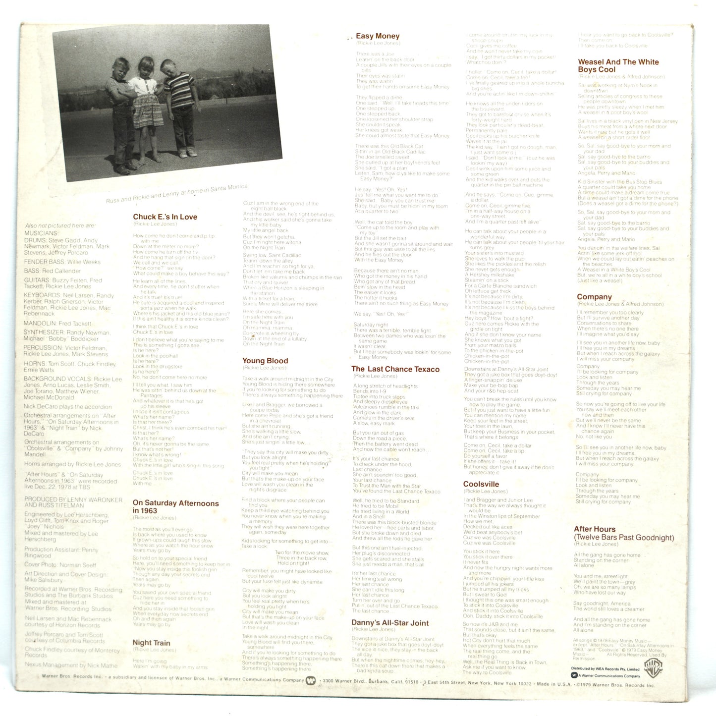 Rickie Lee Jones – Rickie Lee Jones