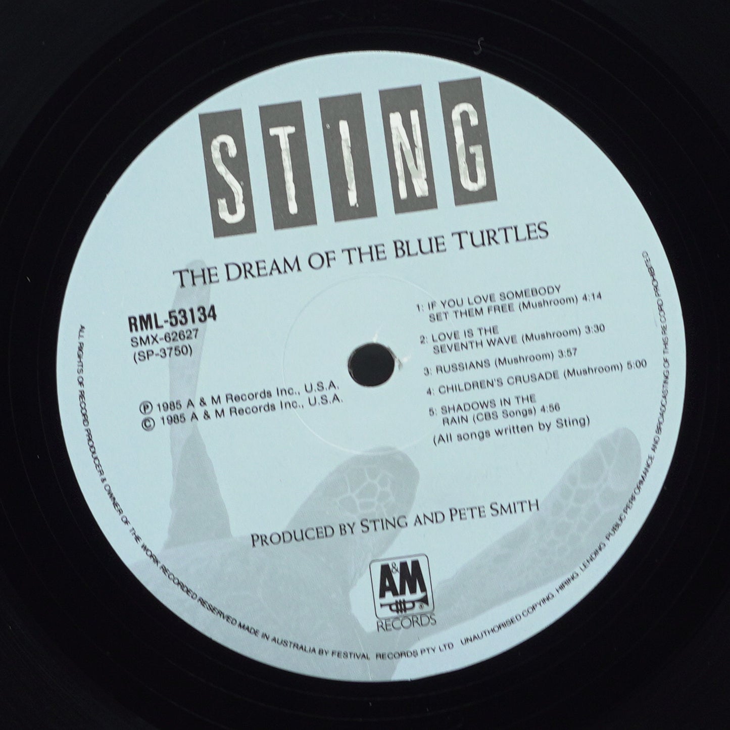 Sting – The Dream Of The Blue Turtles
