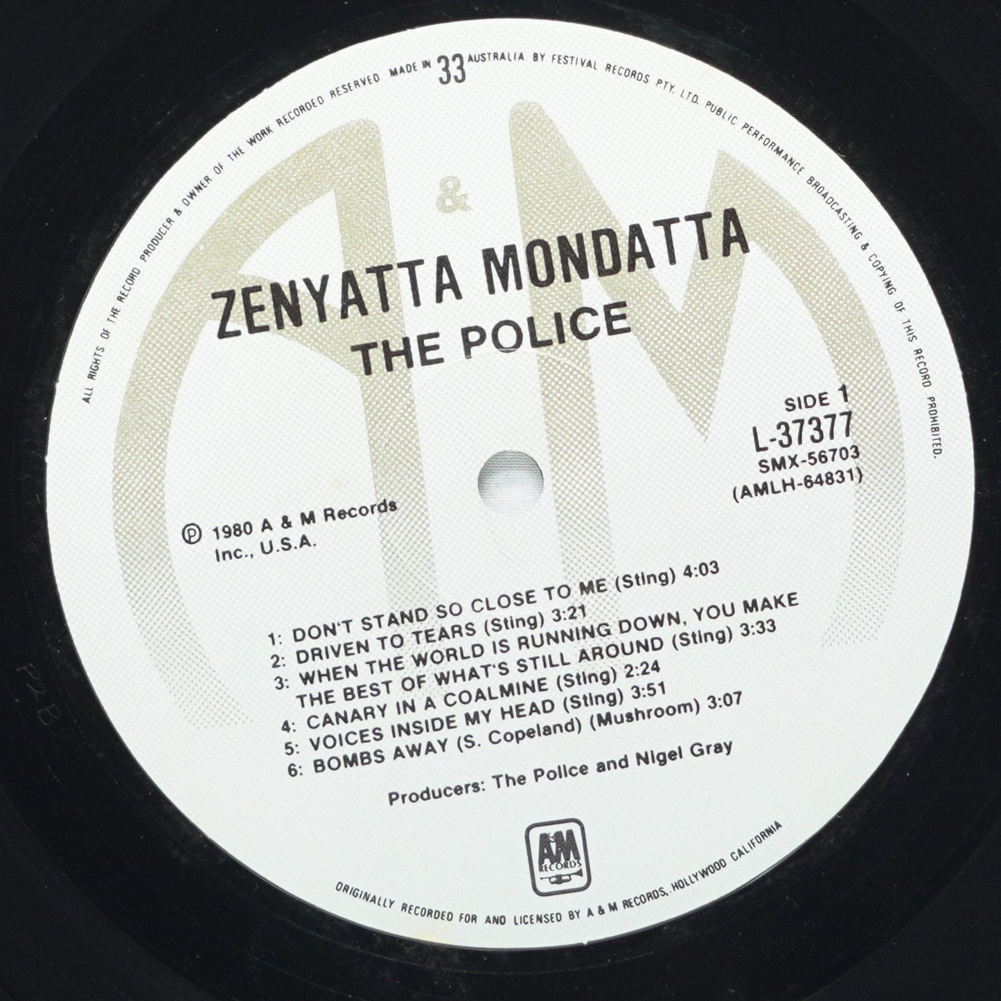 The Police – Zenyatta Mondatta