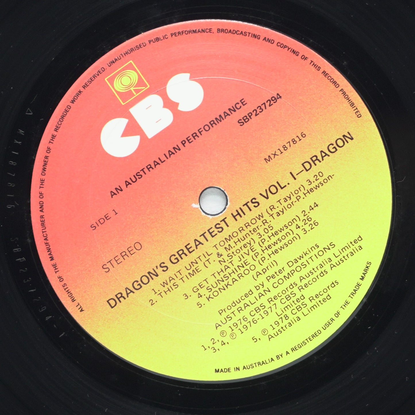 Dragon – Dragon's Greatest Hits Vol. 1