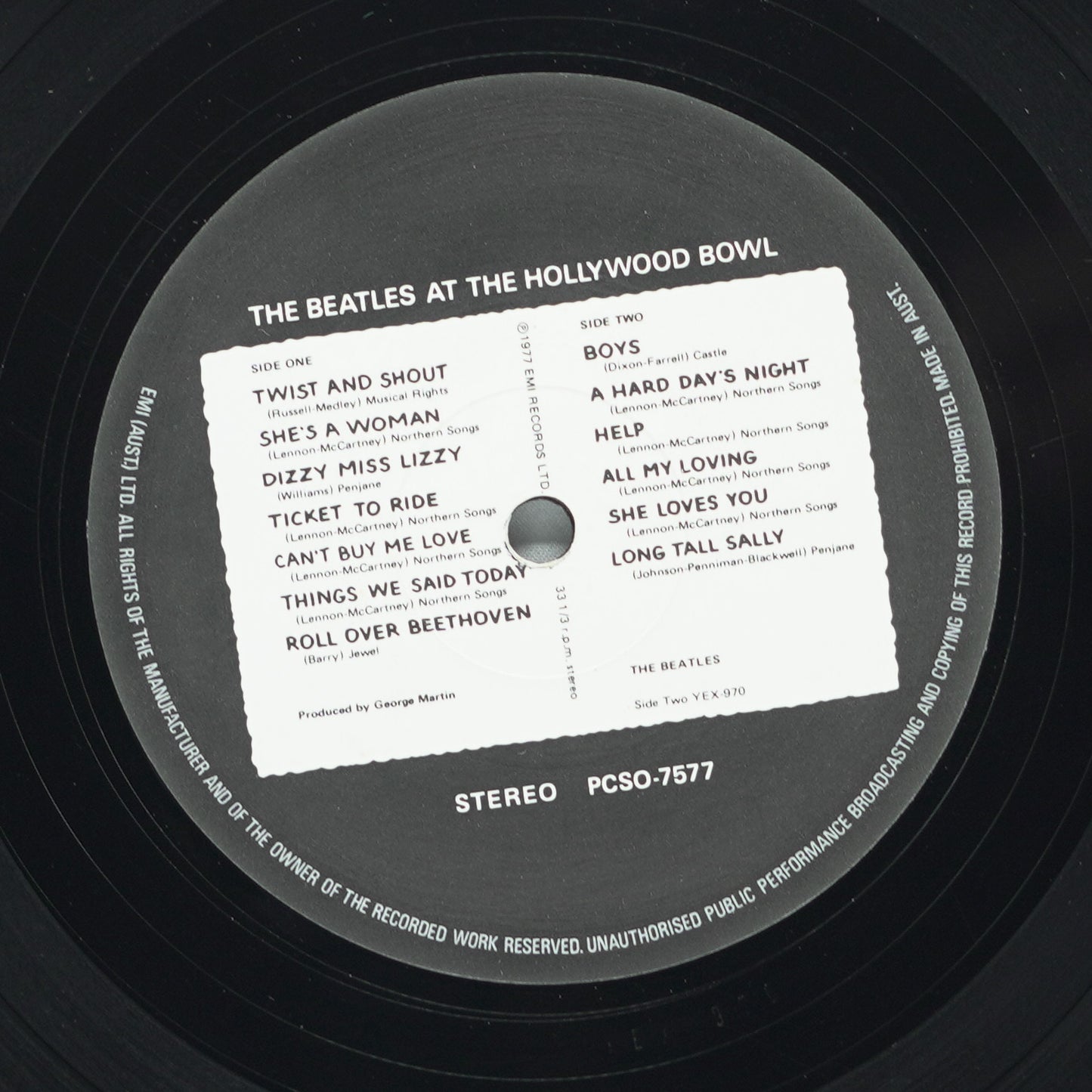 The Beatles – The Beatles At The Hollywood Bowl