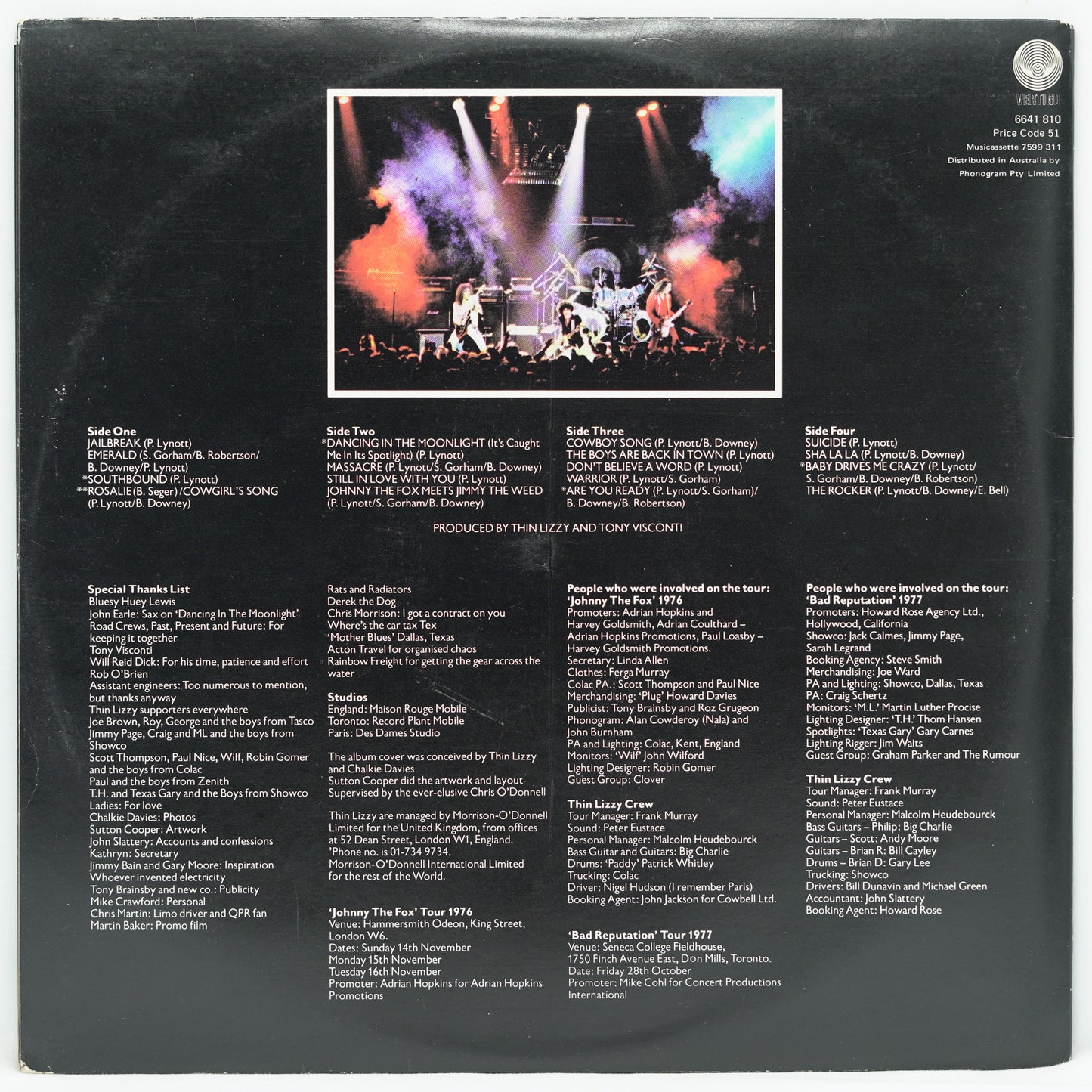 Thin Lizzy – Live And Dangerous