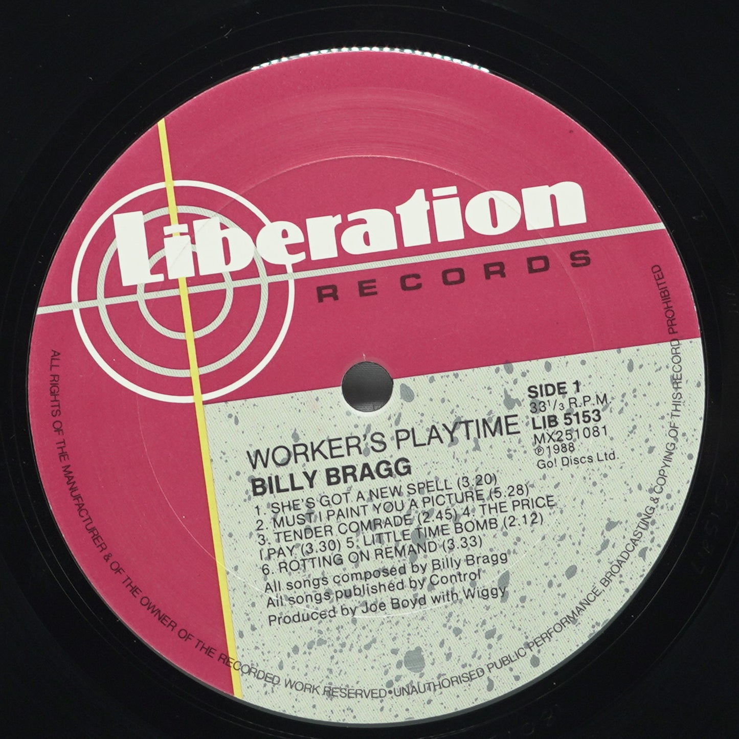 Billy Bragg – Workers Playtime