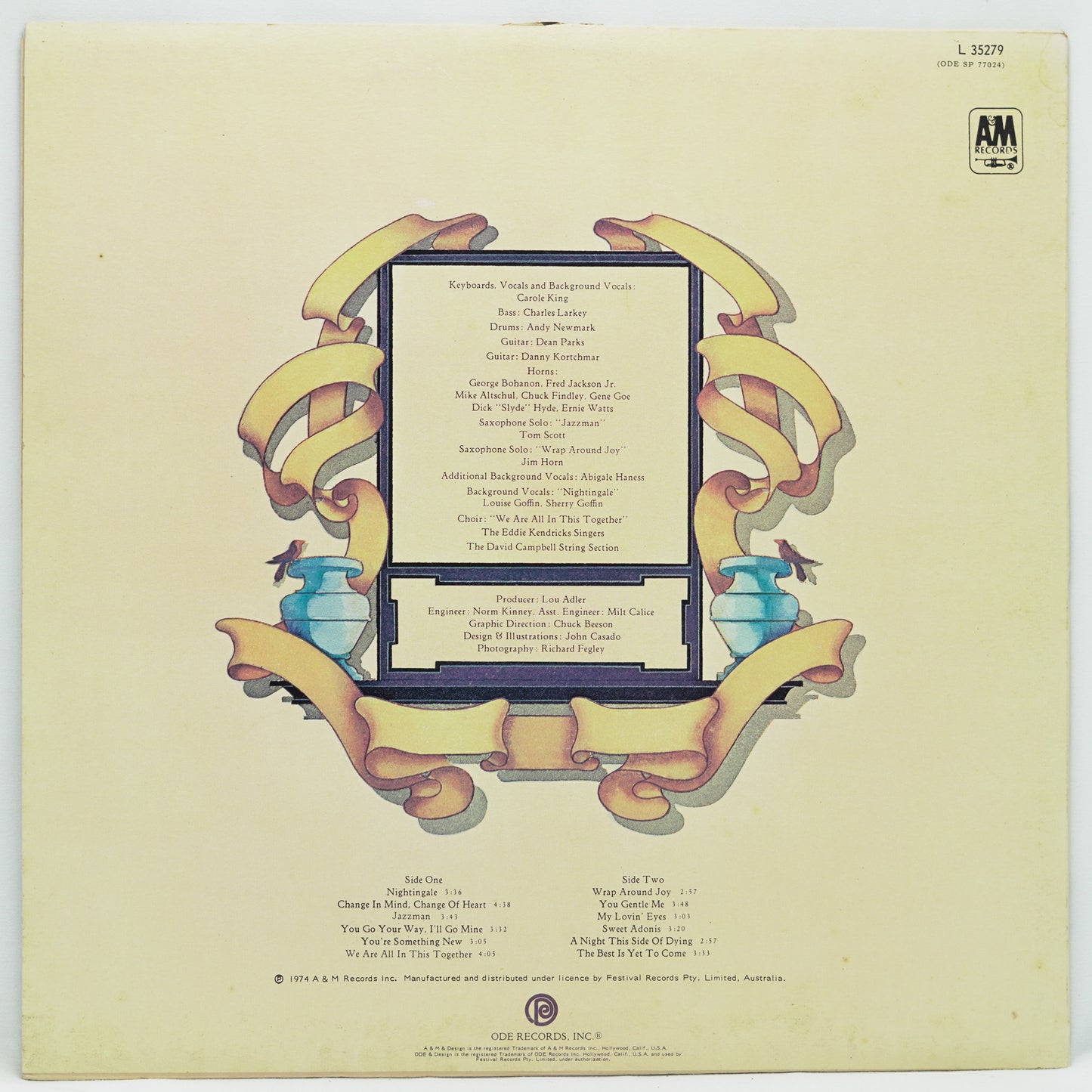 Carole King – Wrap Around Joy
