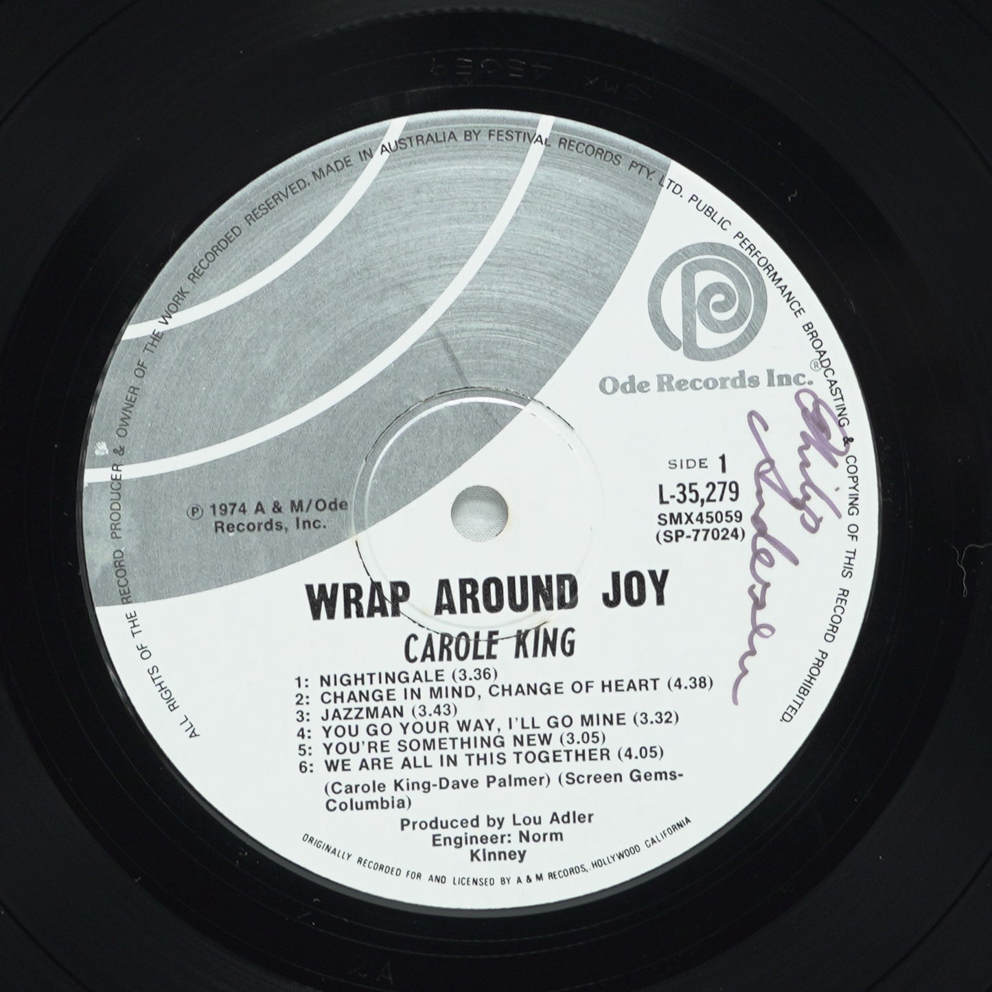 Carole King – Wrap Around Joy